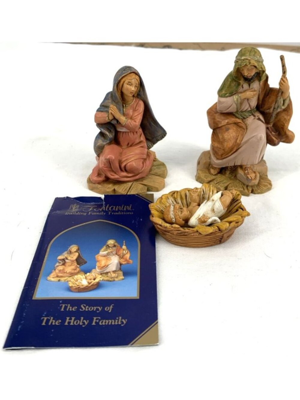 Fontanini Holy Family Nativity Statue 51550 Depose Italy Lot of 4
